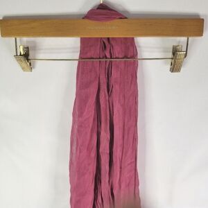 Elegant Dusty Rose Pink Chiffon Scarf